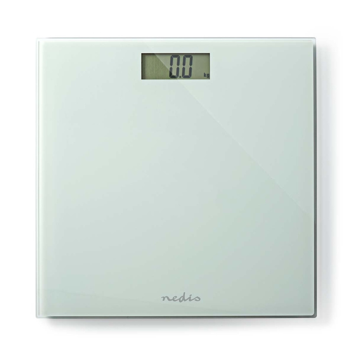 Nedis Personal Scale | Digital | White | Tempered Glass | Maximum weighing capacity: 150 kg in the group BEAUTY & HEALTH / Health care / Bathroom scales at TP E-commerce Nordic AB (C06414)