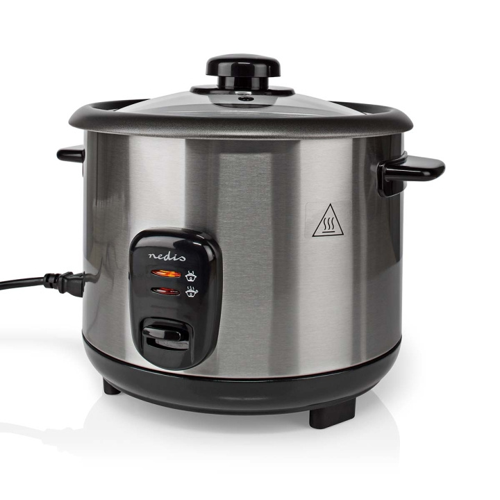 Nedis Rice Cooker | 1.5 l | 500 W | Non stick coating | Removable bowl | Auto shut-off in the group HOME, HOUSEHOLD & GARDEN / Household appliances / Rice & Egg cooker at TP E-commerce Nordic AB (C06432)
