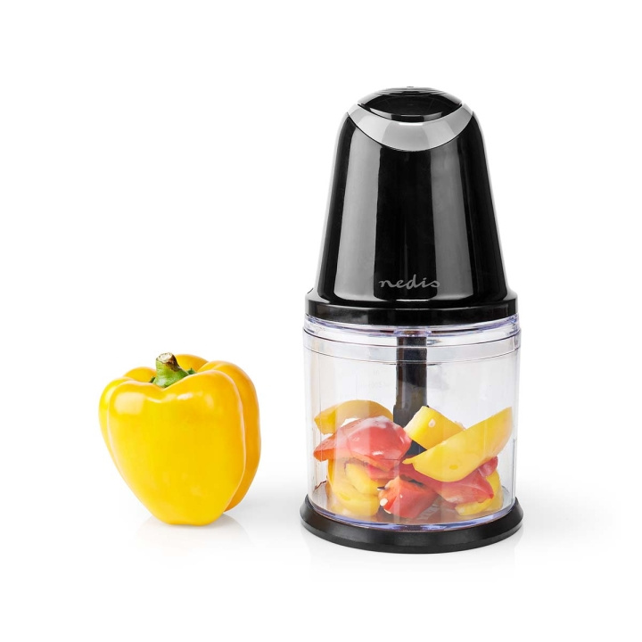 Nedis Food Choppers | 260 W | 0.5 l | Plastic | 2-Speed Setting | Black in the group HOME, HOUSEHOLD & GARDEN / Household appliances / Food processor & Kitchen appliances / Kitchen appliances & Accessories at TP E-commerce Nordic AB (C06433)