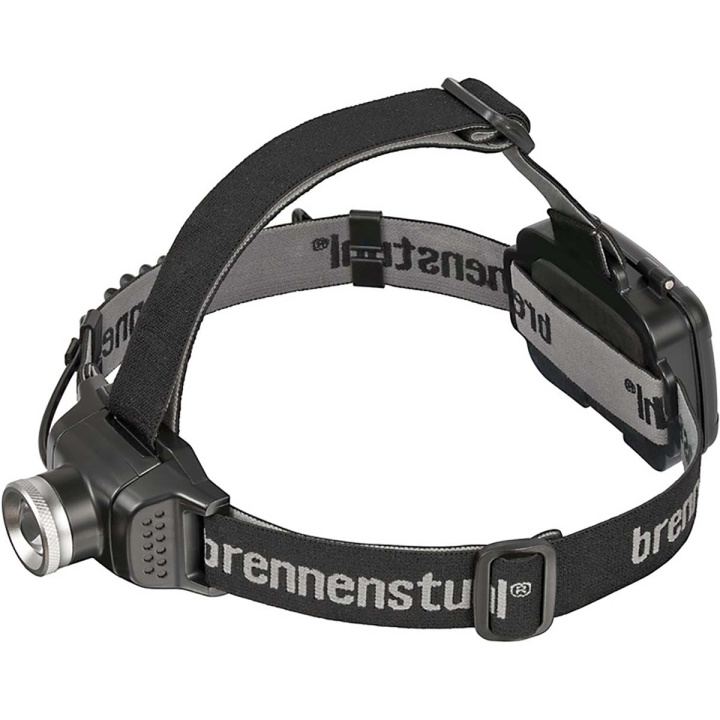Brennenstuhl LED headlamp LuxPremium / headlamp LED with front and rear light, ideal for jogging (IP44, with CREE-LED, incl. batteries) black in the group HOME, HOUSEHOLD & GARDEN / Electricity & Lighting / Outdoor lighting / LED-floodlight at TP E-commerce Nordic AB (C06499)