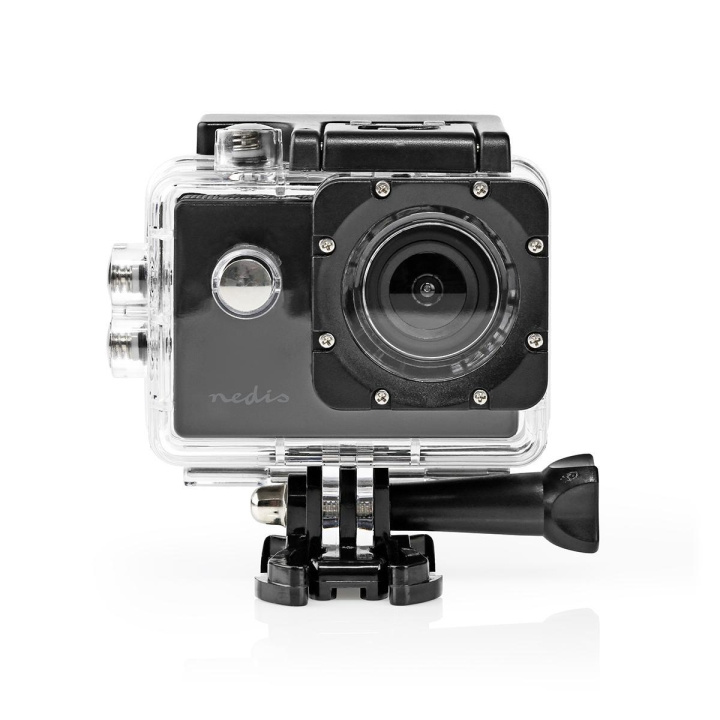 Action Cam | 1080p@30fps | 12 MPixel | Waterproof up to: 30.0 m | 90 min | Wi-Fi | App available for: Android™ / IOS | Mounts included | Black in the group Sport, leisure & Hobby / Action cameras & Accessories / Action cameras at TP E-commerce Nordic AB (C06561)