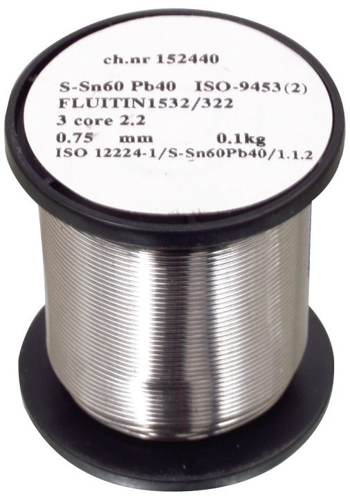 Alpha Solder Wire 0.75 mm 500 g in the group HOME, HOUSEHOLD & GARDEN / Tools / Other tools & Accesories at TP E-commerce Nordic AB (C06569)