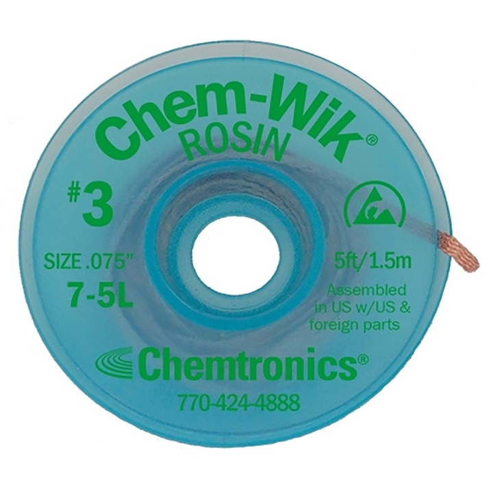 ChemWik Desoldering Wick 1.9 mm x 1.5 m in the group HOME, HOUSEHOLD & GARDEN / Tools / Other tools & Accesories at TP E-commerce Nordic AB (C06572)