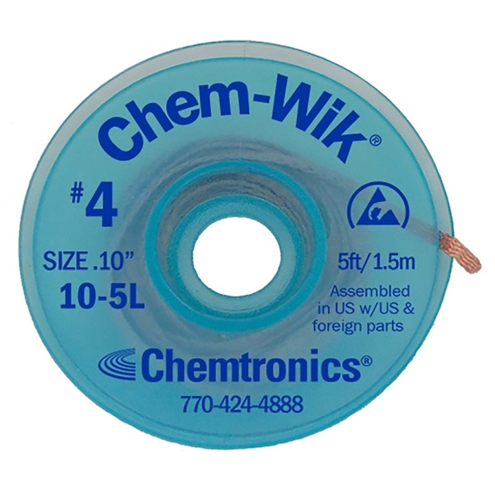 ChemWik Desoldering Wick 2.54 mm x 1.5 m in the group HOME, HOUSEHOLD & GARDEN / Tools / Other tools & Accesories at TP E-commerce Nordic AB (C06573)
