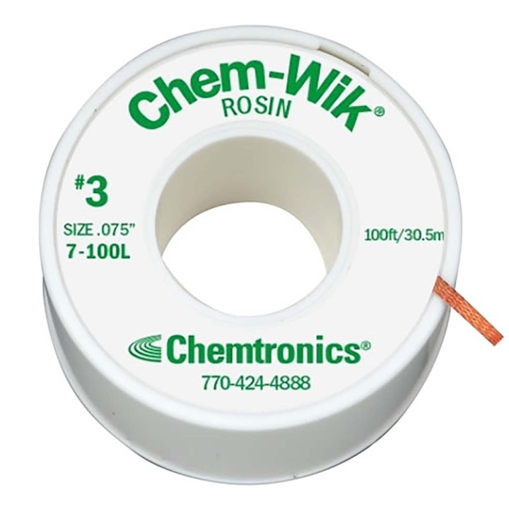 ChemWik Desoldering Wick 1.9 mm x 30 m in the group HOME, HOUSEHOLD & GARDEN / Tools / Other tools & Accesories at TP E-commerce Nordic AB (C06574)