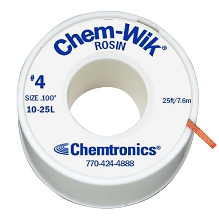 ChemWik Desoldering Wick 2.8 mm x 7,5 m in the group HOME, HOUSEHOLD & GARDEN / Tools / Other tools & Accesories at TP E-commerce Nordic AB (C06576)