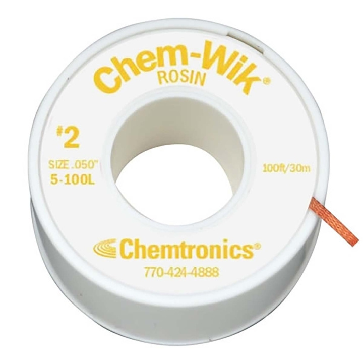 ChemWik Desoldering Wick 1.5 mm x 30 m in the group HOME, HOUSEHOLD & GARDEN / Tools / Other tools & Accesories at TP E-commerce Nordic AB (C06577)