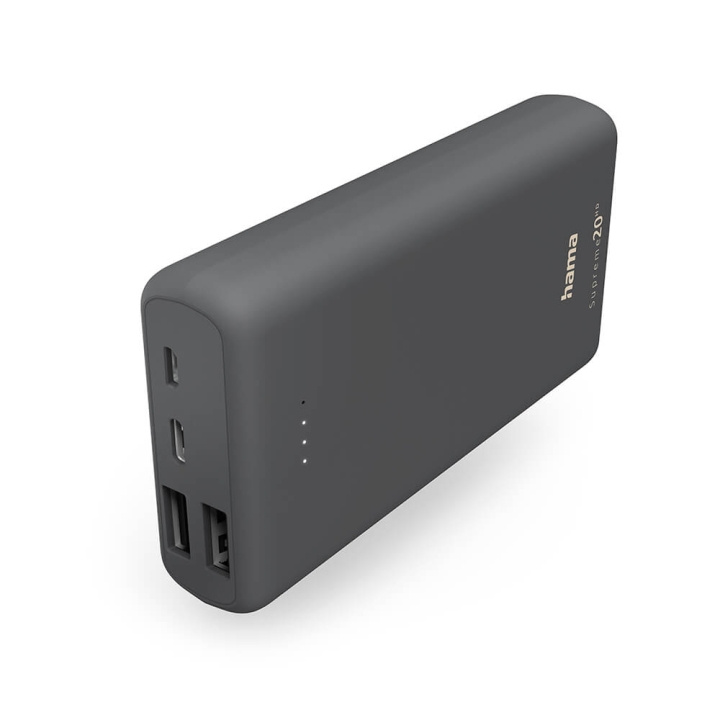Hama Powerbank Supreme 20HD 20000mAh in the group SMARTPHONE & TABLETS / Chargers & Cables / Powerbanks at TP E-commerce Nordic AB (C06608)
