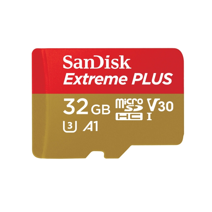 SANDISK MicroSDXC Extreme Plus 32GB 170MB/s A2 C10 V30 UHS-I in the group HOME ELECTRONICS / Storage media / Memory cards / MicroSD/HC/XC at TP E-commerce Nordic AB (C06637)