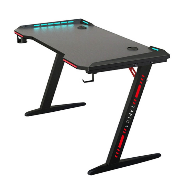 RAPTOR Gaming Table GT-100 RGB in the group COMPUTERS & PERIPHERALS / GAMING / Gaming accessories at TP E-commerce Nordic AB (C06674)