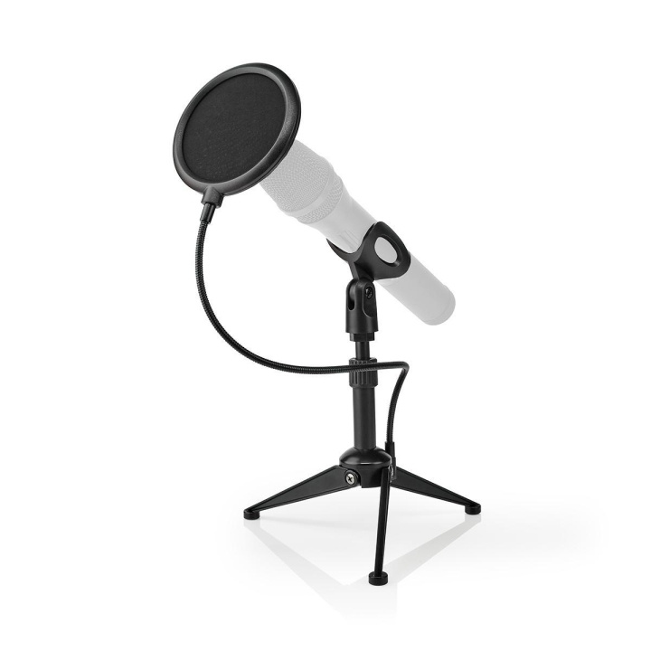 Nedis Microphone Stand | V-Shape | Height range: 194 - 230 mm | Holder diameter: Under 44 mm | ABS / Metal | Black in the group HOME ELECTRONICS / Audio & Picture / Handheld Microphones at TP E-commerce Nordic AB (C06752)