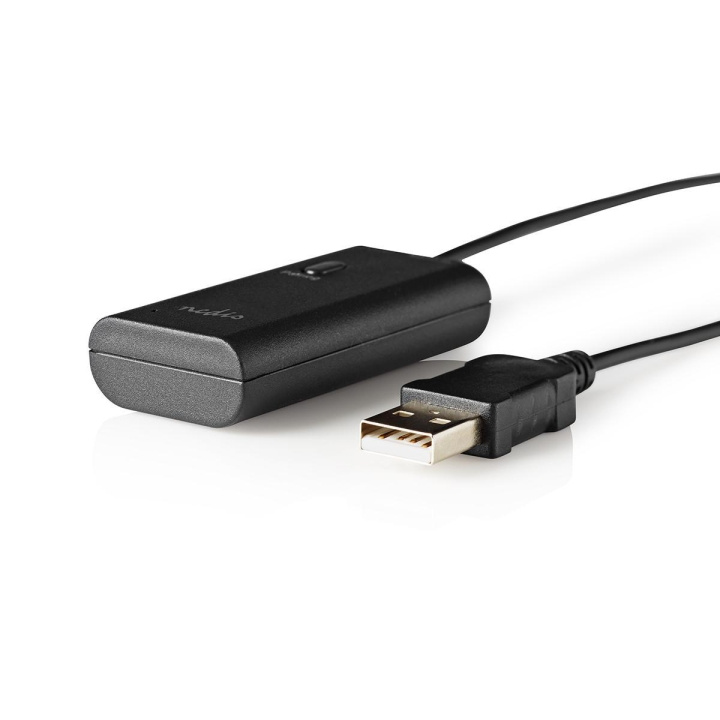 Nedis Bluetooth® Transmitter | Connection input: 1x AUX / 1x USB | SBC | Up to 1 Device | Black in the group HOME ELECTRONICS / Audio & Picture / Speakers & accessories / Headphone enhancers & Recievers at TP E-commerce Nordic AB (C06755)