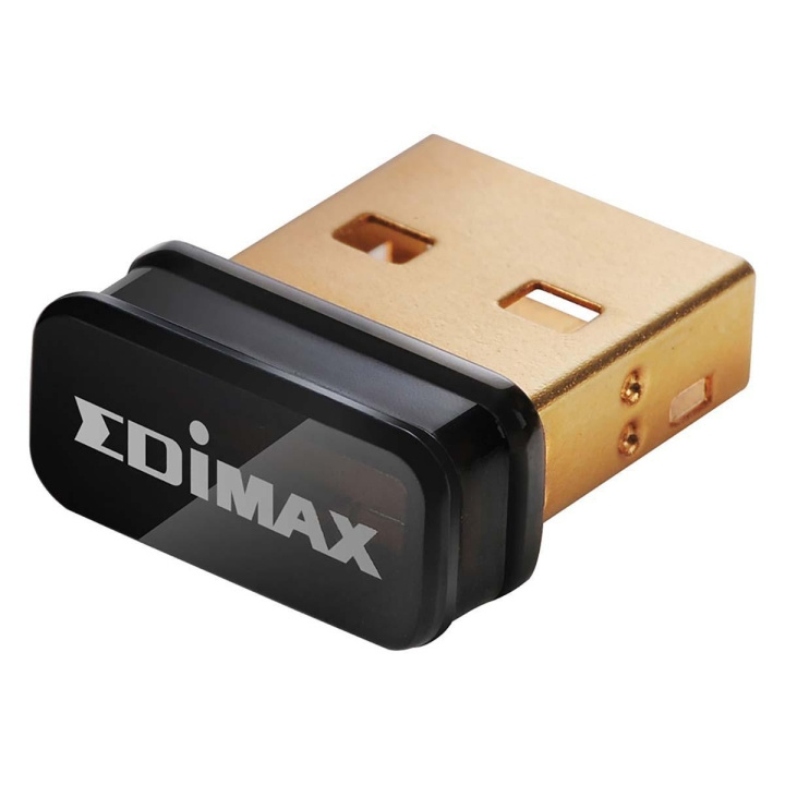 Edimax N150 Wi-Fi 4 Nano USB Adapter in the group COMPUTERS & PERIPHERALS / Network / Network cards / USB wireless at TP E-commerce Nordic AB (C06759)