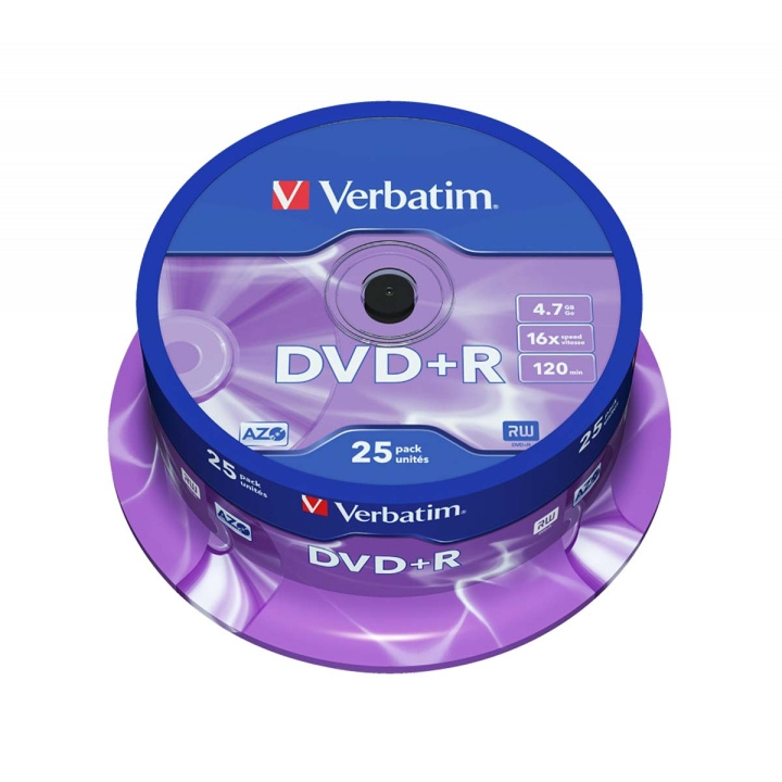 DVD+R AZO 16x 4.7GB 25 Pack Spindle Matt Silver in the group HOME ELECTRONICS / Storage media / CD/DVD/BD-Discs / DVD-R at TP E-commerce Nordic AB (C06788)