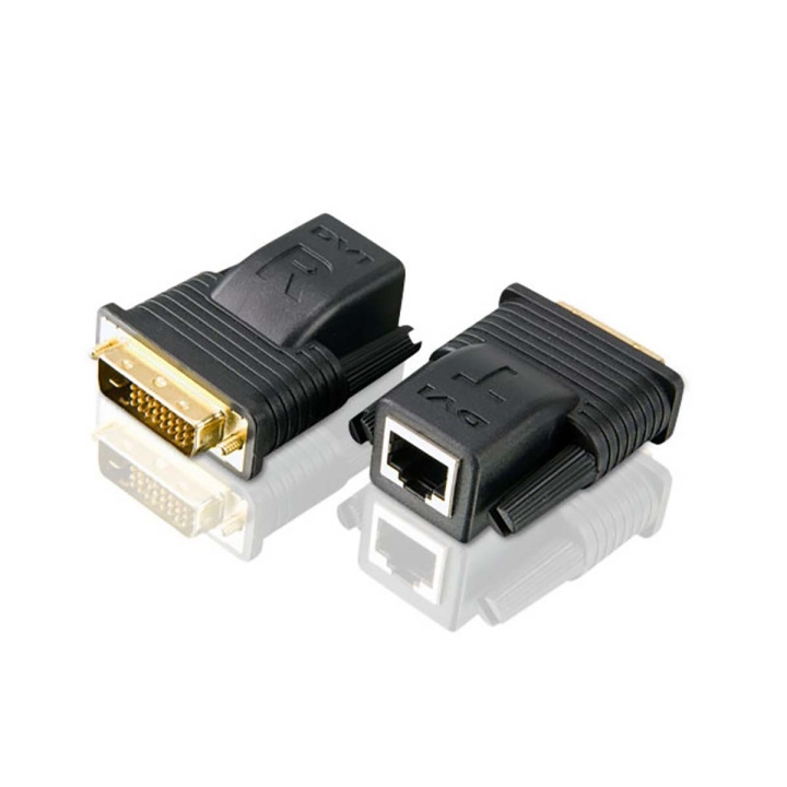 aten Mini DVI Over Cat5e/6 Video Extender (20m) in the group COMPUTERS & PERIPHERALS / Computer cables / DVI / Adapters at TP E-commerce Nordic AB (C06896)
