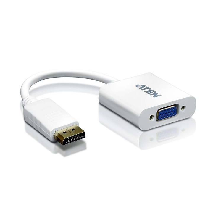 aten DisplayPort to VGA converter, Up to 1920x1200 @60Hz in the group COMPUTERS & PERIPHERALS / Computer cables / DisplayPort / Adapters at TP E-commerce Nordic AB (C06915)