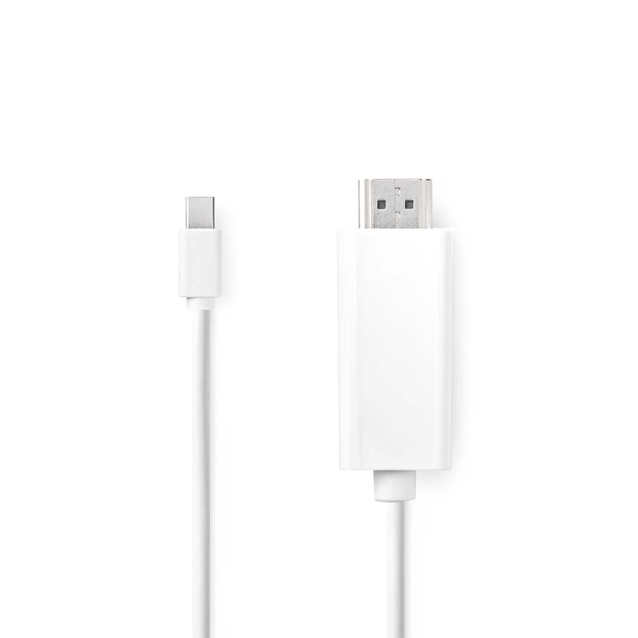 Mini DisplayPort Cable | DisplayPort 1.2 | Mini DisplayPort Male | HDMI™ Connector | 21.6 Gbps | Nickel Plated | 2.00 m | Round | PVC | White | Polybag in the group COMPUTERS & PERIPHERALS / Computer cables / DisplayPort / Adapters at TP E-commerce Nordic AB (C06935)