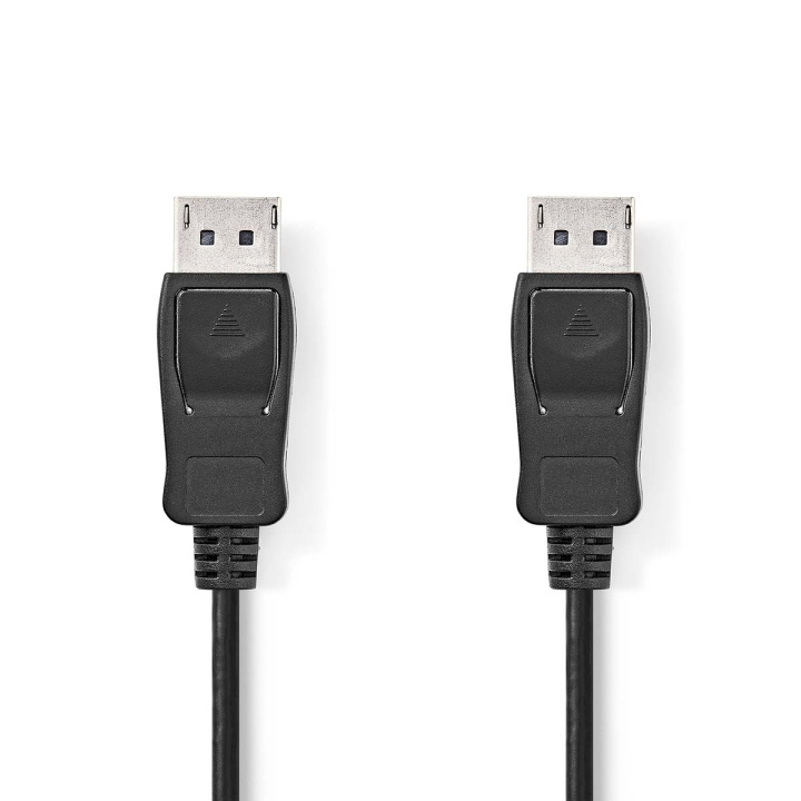 Nedis DisplayPort Cable | DisplayPort Male | DisplayPort Male | 4K@60Hz | Nickel Plated | 2.00 m | Round | PVC | Black | Polybag in the group COMPUTERS & PERIPHERALS / Computer cables / DisplayPort / Cables at TP E-commerce Nordic AB (C06942)