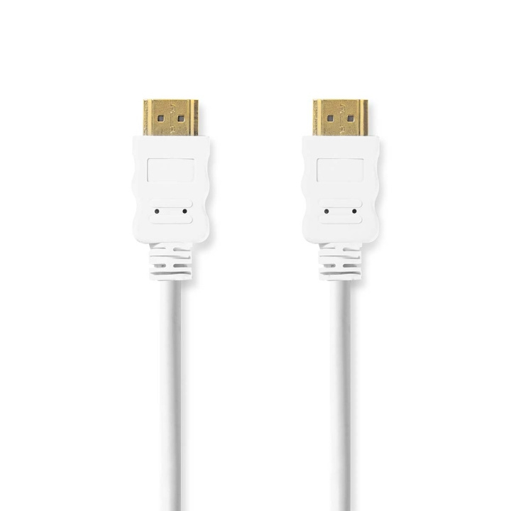 Nedis High Speed HDMI™ Cable with Ethernet | HDMI™ Connector | HDMI™ Connector | 4K@30Hz | ARC | 10.2 Gbps | 2.00 m | Round | PVC | White | Polybag in the group HOME ELECTRONICS / Cables & Adapters / HDMI / Cables at TP E-commerce Nordic AB (C06985)