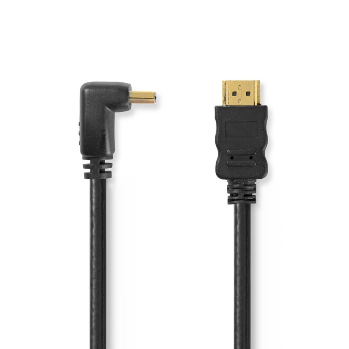 Nedis High Speed HDMI™ Cable with Ethernet | HDMI™ Connector | HDMI™ Connector | 4K@30Hz | 10.2 Gbps | 1.50 m | Round | PVC | Black | Envelope in the group HOME ELECTRONICS / Cables & Adapters / HDMI / Cables at TP E-commerce Nordic AB (C06987)