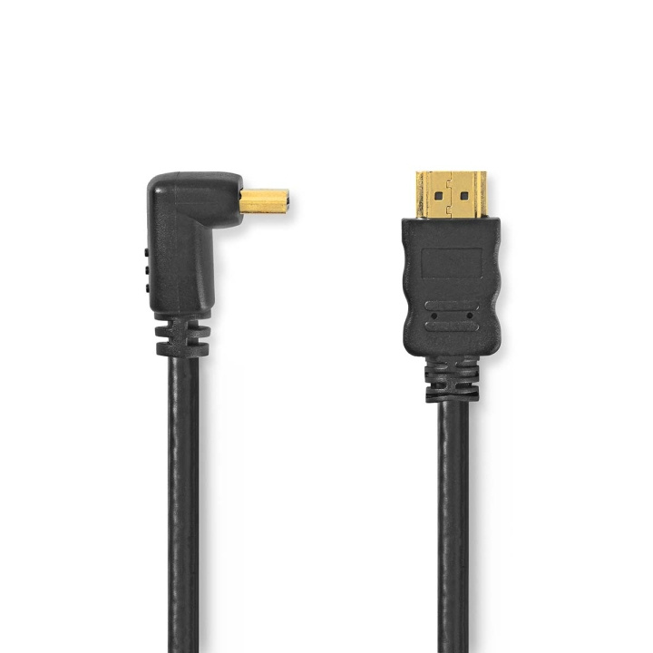 Nedis High Speed HDMI™ Cable with Ethernet | HDMI™ Connector | HDMI™ Connector | 4K@30Hz | 10.2 Gbps | 1.50 m | Round | PVC | Black | Polybag in the group HOME ELECTRONICS / Cables & Adapters / HDMI / Cables at TP E-commerce Nordic AB (C06988)