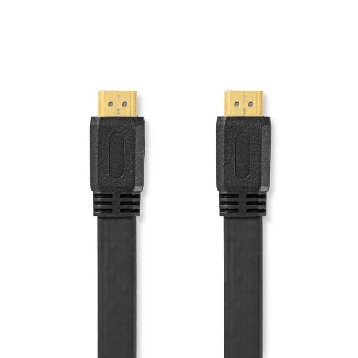 Nedis High Speed HDMI™ Cable with Ethernet | HDMI™ Connector | HDMI™ Connector | 4K@30Hz | 10.2 Gbps | 1.50 m | Flat | PVC | Black | Polybag in the group HOME ELECTRONICS / Cables & Adapters / HDMI / Cables at TP E-commerce Nordic AB (C06993)