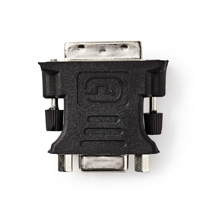 Nedis DVI Adapter | DVI-I 24+5-Pin Male | VGA Female | Nickel Plated | Straight | PVC | Black | Envelope in the group COMPUTERS & PERIPHERALS / Computer cables / DVI / Adapters at TP E-commerce Nordic AB (C07025)