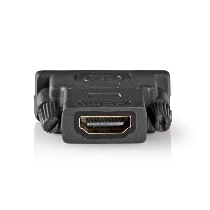 Nedis HDMI™ Adapter | HDMI™ Output | DVI-D 24+1-Pin Male | Gold Plated | Straight | PVC | Anthracite | 1 pcs | Window Box in the group HOME ELECTRONICS / Cables & Adapters / HDMI / Adapters at TP E-commerce Nordic AB (C07026)