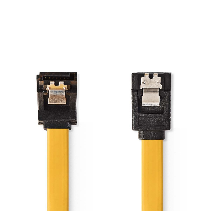 SATA Cable | 6 Gbps | SATA 7-Pin Female | SATA 7-Pin Female | PVC | 0.50 m | Flat | PVC | Yellow | Polybag in the group COMPUTERS & PERIPHERALS / Computer cables / Internal / SATA at TP E-commerce Nordic AB (C07060)