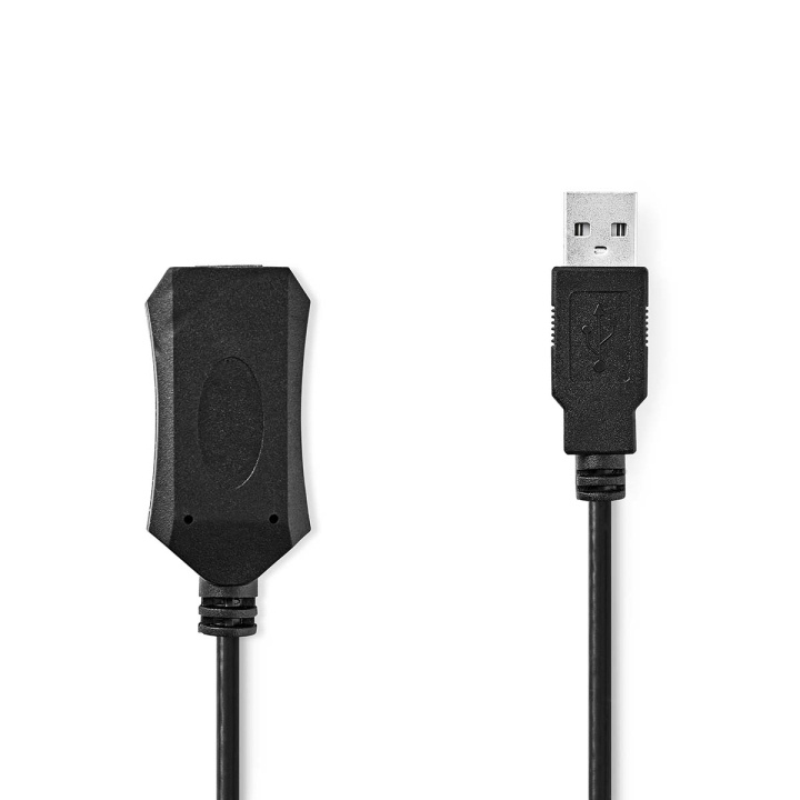 Active USB Cable | USB 2.0 | USB-A Male | USB-A Female | 480 Mbps | 10.0 m | Round | Nickel Plated | PVC | Copper | Envelope in the group COMPUTERS & PERIPHERALS / Computer cables / USB / USB-A / Cables at TP E-commerce Nordic AB (C07061)