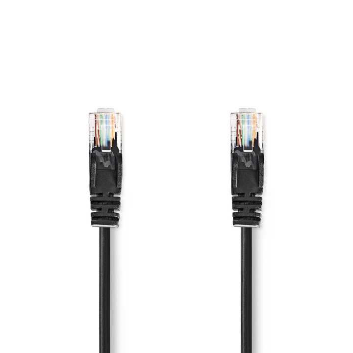 Nedis CAT5e Cable | U/UTP | RJ45 Male | RJ45 Male | 0.50 m | Round | PVC | Black | Envelope in the group COMPUTERS & PERIPHERALS / Computer cables / Network cables / Cat5e at TP E-commerce Nordic AB (C07066)