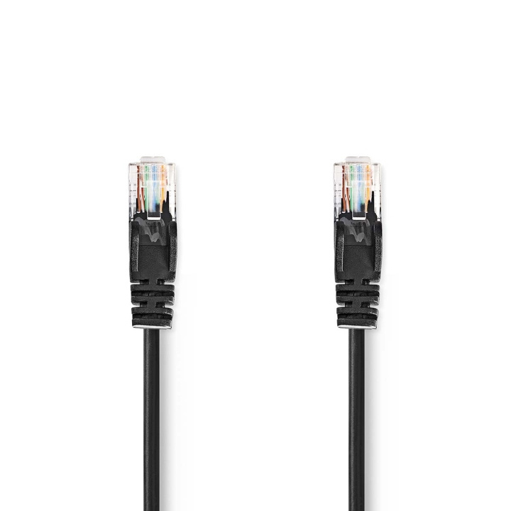 CAT5e Cable | U/UTP | RJ45 Male | RJ45 Male | 2.00 m | Round | PVC | Black | Envelope in the group COMPUTERS & PERIPHERALS / Computer cables / Network cables / Cat5e at TP E-commerce Nordic AB (C07068)