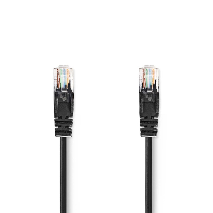 CAT5e Cable | U/UTP | RJ45 Male | RJ45 Male | 3.00 m | Round | PVC | Black | Envelope in the group COMPUTERS & PERIPHERALS / Computer cables / Network cables / Cat5e at TP E-commerce Nordic AB (C07070)