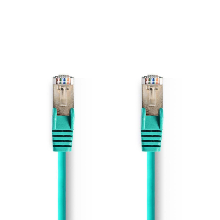CAT5e Cable | SF/UTP | RJ45 Male | RJ45 Male | 0.30 m | Round | PVC | Green | Polybag in the group COMPUTERS & PERIPHERALS / Computer cables / Network cables / Cat5e at TP E-commerce Nordic AB (C07105)