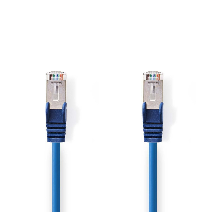 Nedis CAT5e Cable | SF/UTP | RJ45 Male | RJ45 Male | 0.30 m | Round | PVC | Blue | Polybag in the group COMPUTERS & PERIPHERALS / Computer cables / Network cables / Cat5e at TP E-commerce Nordic AB (C07110)