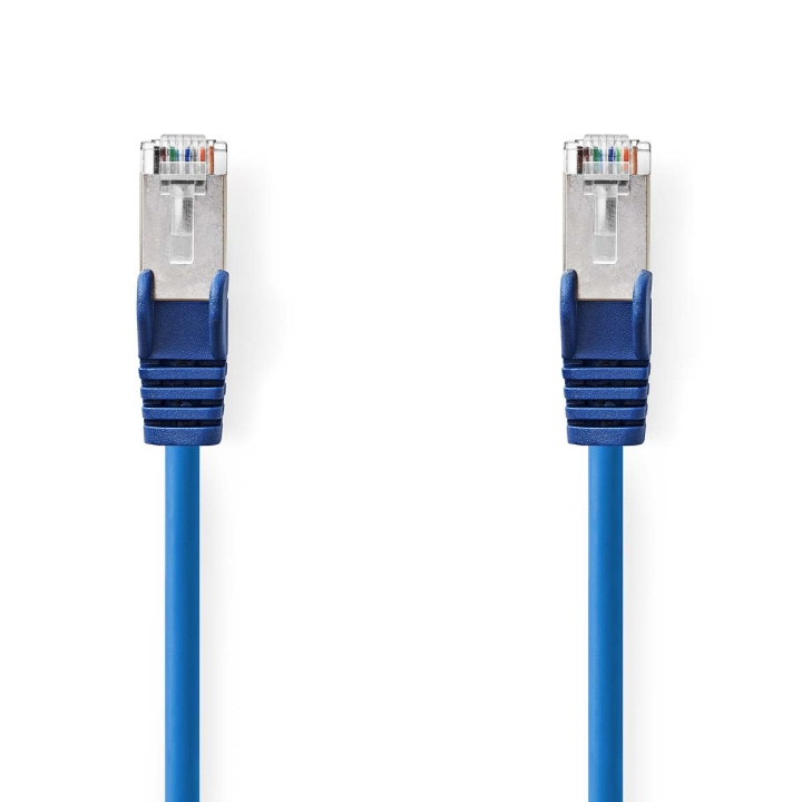 Nedis CAT5e Cable | SF/UTP | RJ45 Male | RJ45 Male | 0.50 m | Round | PVC | Blue | Envelope in the group COMPUTERS & PERIPHERALS / Computer cables / Network cables / Cat5e at TP E-commerce Nordic AB (C07111)