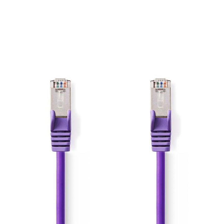 Nedis CAT5e Cable | SF/UTP | RJ45 Male | RJ45 Male | 2.00 m | Round | PVC | Violet | Polybag in the group COMPUTERS & PERIPHERALS / Computer cables / Network cables / Cat5e at TP E-commerce Nordic AB (C07134)