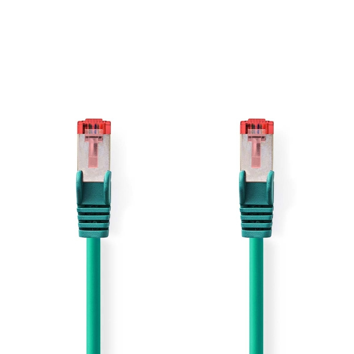 CAT6 Cable | RJ45 Male | RJ45 Male | S/FTP | 0.15 m | Round | LSZH | Green | Envelope in the group COMPUTERS & PERIPHERALS / Computer cables / Network cables / Cat6 at TP E-commerce Nordic AB (C07208)