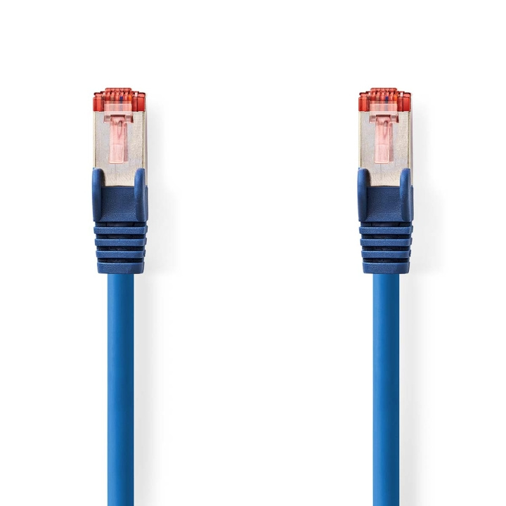 CAT6 Cable | RJ45 Male | RJ45 Male | S/FTP | 0.15 m | Round | LSZH | Blue | Polybag in the group COMPUTERS & PERIPHERALS / Computer cables / Network cables / Cat6 at TP E-commerce Nordic AB (C07221)