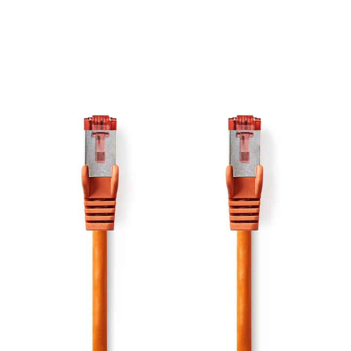 Nedis CAT6 Cable | RJ45 Male | RJ45 Male | S/FTP | 0.15 m | Round | LSZH | Orange | Envelope in the group COMPUTERS & PERIPHERALS / Computer cables / Network cables / Cat6 at TP E-commerce Nordic AB (C07243)