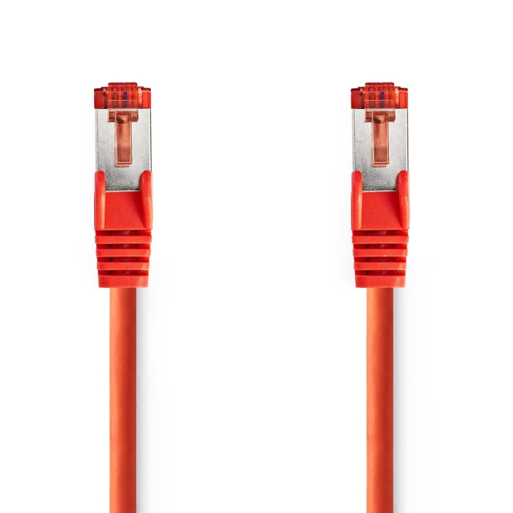 CAT6 Cable | RJ45 Male | RJ45 Male | S/FTP | 0.15 m | Round | LSZH | Red | Polybag in the group COMPUTERS & PERIPHERALS / Computer cables / Network cables / Cat6 at TP E-commerce Nordic AB (C07261)