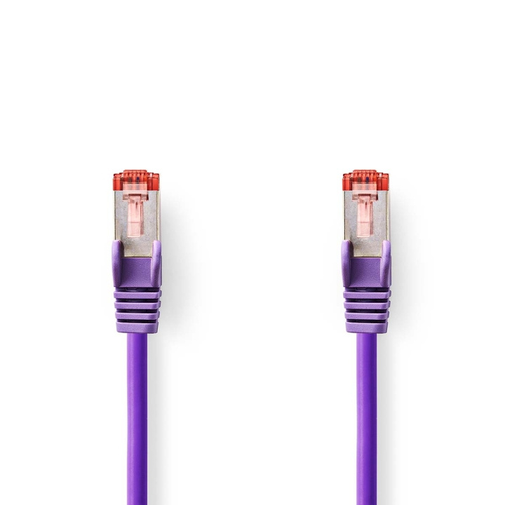 CAT6 Cable | RJ45 Male | RJ45 Male | S/FTP | 0.25 m | Round | LSZH | Violet | Envelope in the group COMPUTERS & PERIPHERALS / Computer cables / Network cables / Cat6 at TP E-commerce Nordic AB (C07279)