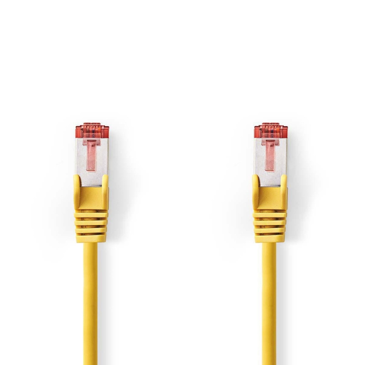 CAT6 Cable | RJ45 Male | RJ45 Male | S/FTP | 0.15 m | Round | LSZH | Yellow | Polybag in the group COMPUTERS & PERIPHERALS / Computer cables / Network cables / Cat6 at TP E-commerce Nordic AB (C07301)