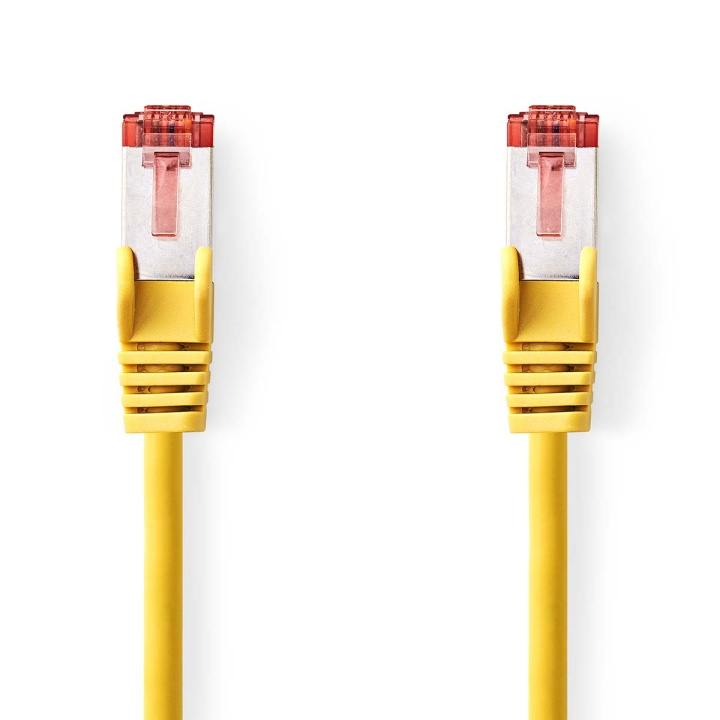 CAT6 Cable | RJ45 Male | RJ45 Male | S/FTP | 0.25 m | Round | LSZH | Yellow | Polybag in the group COMPUTERS & PERIPHERALS / Computer cables / Network cables / Cat6 at TP E-commerce Nordic AB (C07302)