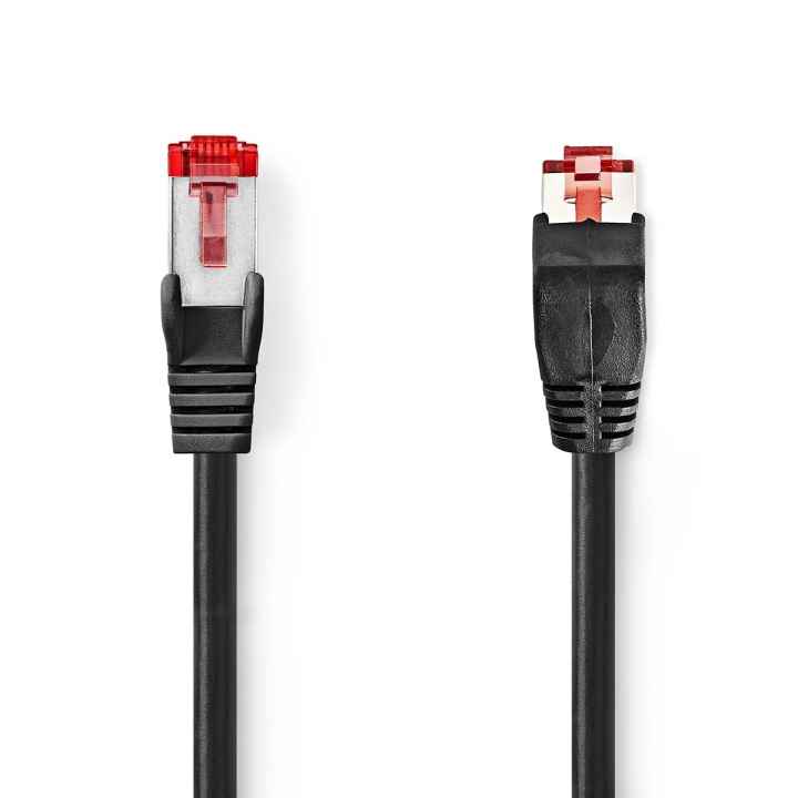 Nedis CAT6 Cable | RJ45 Male | RJ45 Male | SF/UTP | 1.00 m | Round | LSZH | Black | Envelope in the group COMPUTERS & PERIPHERALS / Computer cables / Network cables / Cat6 at TP E-commerce Nordic AB (C07315)