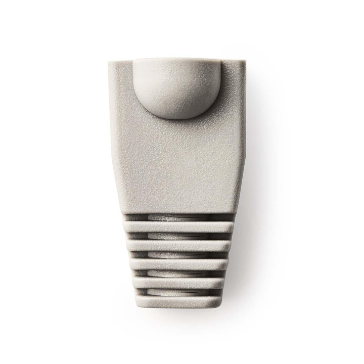 Nedis Strain Relief Boot | RJ45 | PVC | Grey | Envelope | 10 pcs in the group COMPUTERS & PERIPHERALS / Computer cables / Network cables / Adapters & Conductor joints at TP E-commerce Nordic AB (C07341)