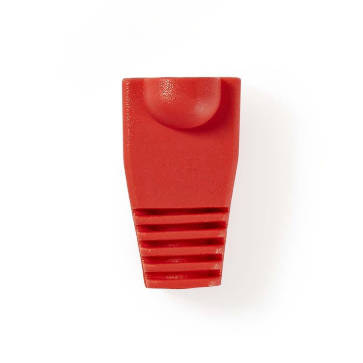 Strain Relief Boot | RJ45 | PVC | Red | Polybag | 10 pcs in the group COMPUTERS & PERIPHERALS / Computer cables / Network cables / Adapters & Conductor joints at TP E-commerce Nordic AB (C07346)