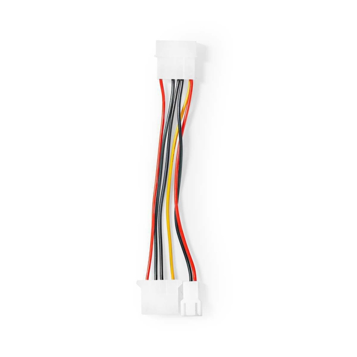Internal Power cable | Molex Male | Molex Female / 3-Pin Fan Power | Gold Plated | 0.20 m | Round | PVC | Multi Colour | Polybag in the group COMPUTERS & PERIPHERALS / Computer cables / Internal / Power cables & Adapters at TP E-commerce Nordic AB (C07359)