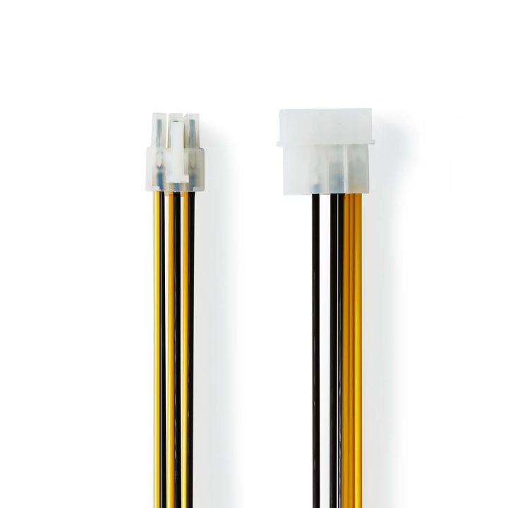 Nedis Internal Power cable | Molex Male | PCI Express Male | Gold Plated | 0.20 m | Round | PVC | Black / Yellow | Envelope in the group COMPUTERS & PERIPHERALS / Computer cables / Internal / Power cables & Adapters at TP E-commerce Nordic AB (C07360)