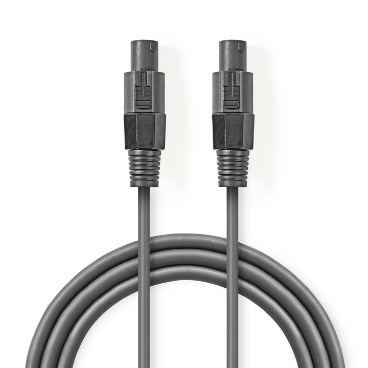Nedis Speaker Cable | 48 x 0.20 mm | Copper | 3.00 m | Round | PVC | Dark Grey | Carton Sleeve in the group HOME ELECTRONICS / Audio & Picture / Speakers & accessories / Accessories at TP E-commerce Nordic AB (C07536)